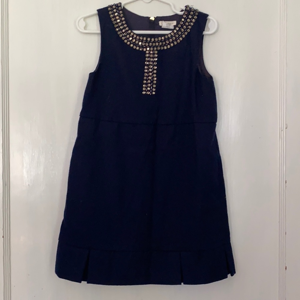Crewcuts Navy Wool Dress - Size 5